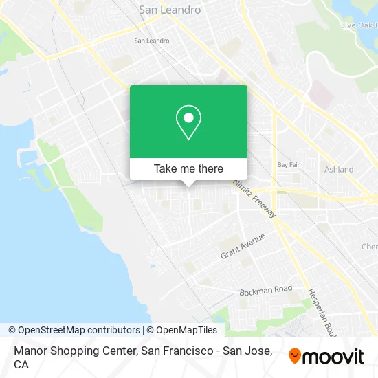 Manor Shopping Center map