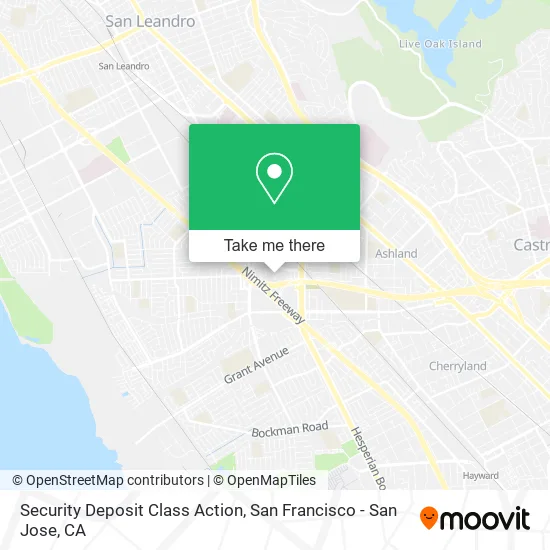 Security Deposit Class Action map