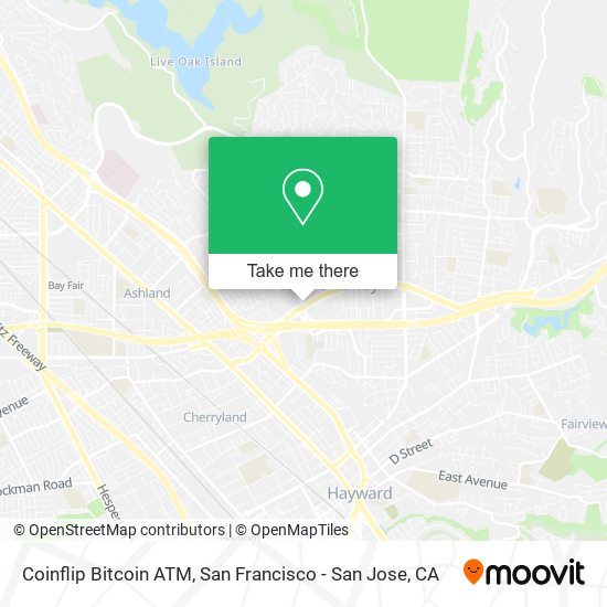 Mapa de Coinflip Bitcoin ATM