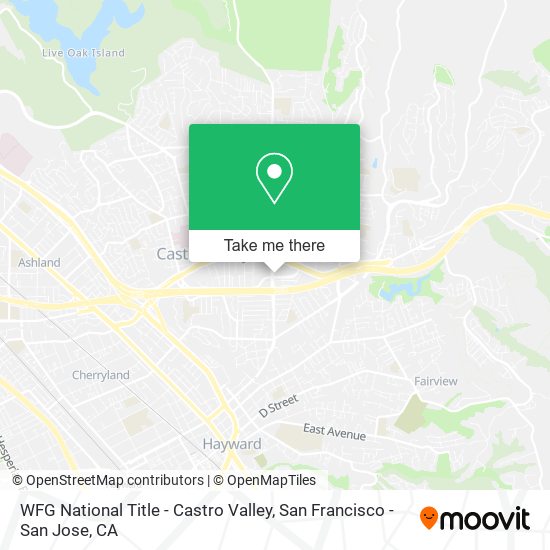 Mapa de WFG National Title - Castro Valley