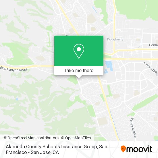 Alameda County Schools Insurance Group map