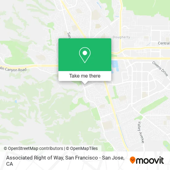 Associated Right of Way map