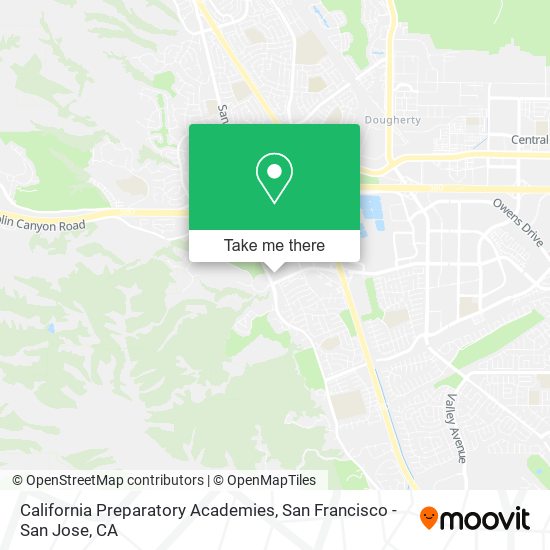 California Preparatory Academies map