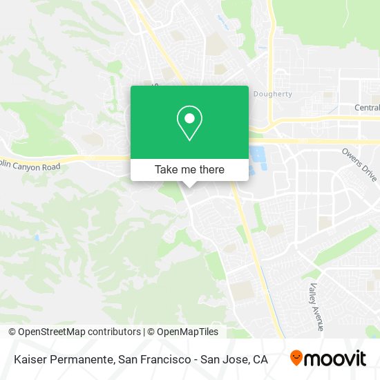 Kaiser Permanente map