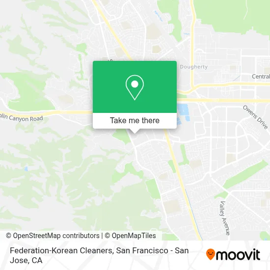 Federation-Korean Cleaners map