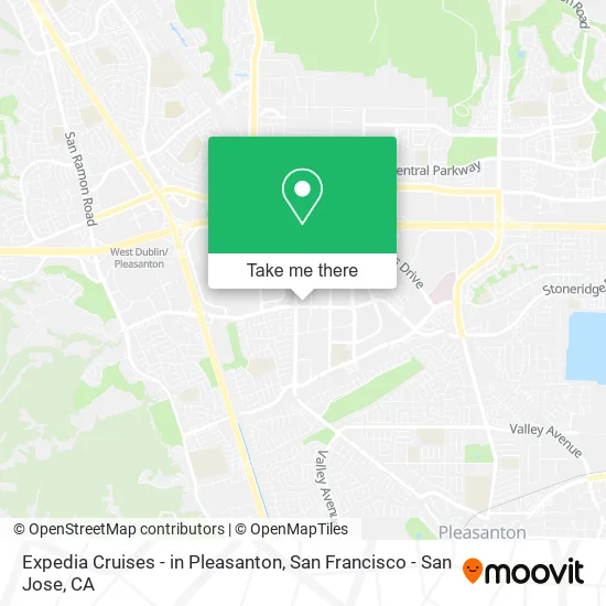 Expedia Cruises - in Pleasanton map
