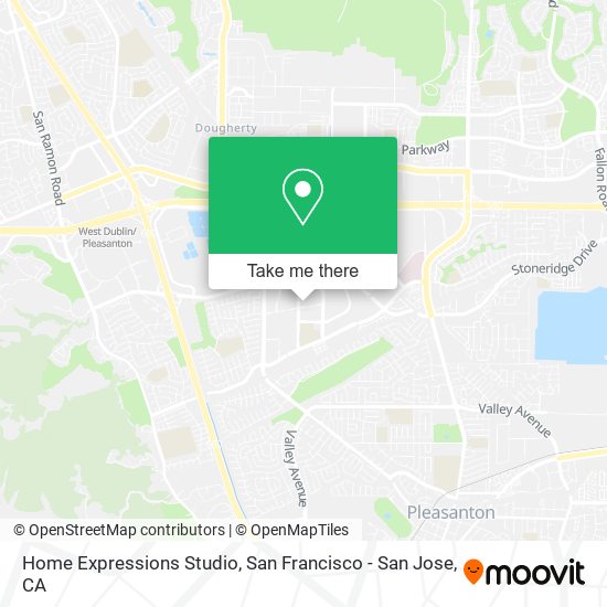 Home Expressions Studio map