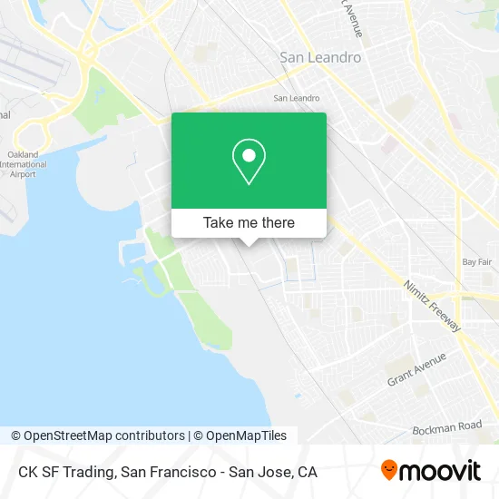 CK SF Trading map