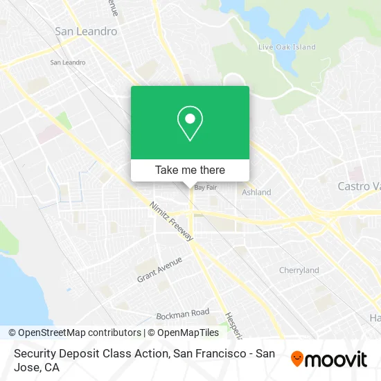 Security Deposit Class Action map