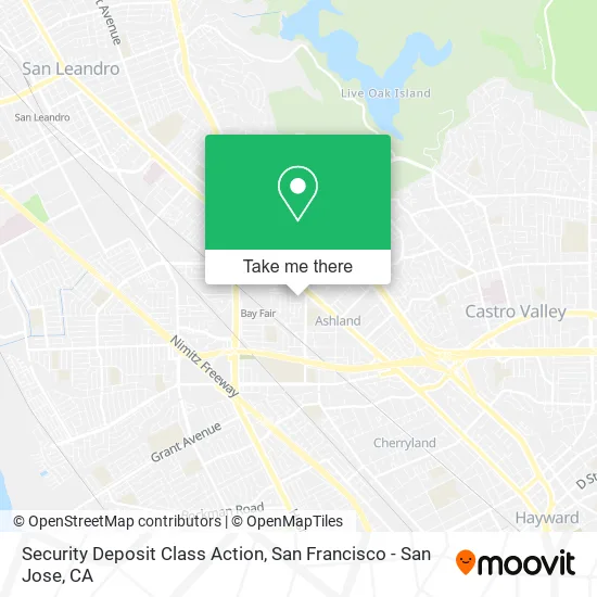 Security Deposit Class Action map