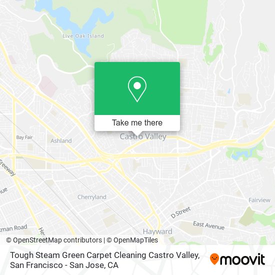 Mapa de Tough Steam Green Carpet Cleaning Castro Valley