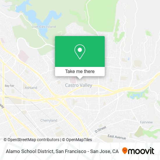 Mapa de Alamo School District