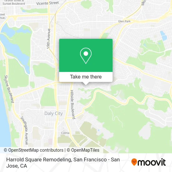 Harrold Square Remodeling map