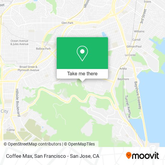 Mapa de Coffee Max
