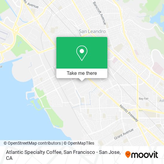 Atlantic Specialty Coffee map