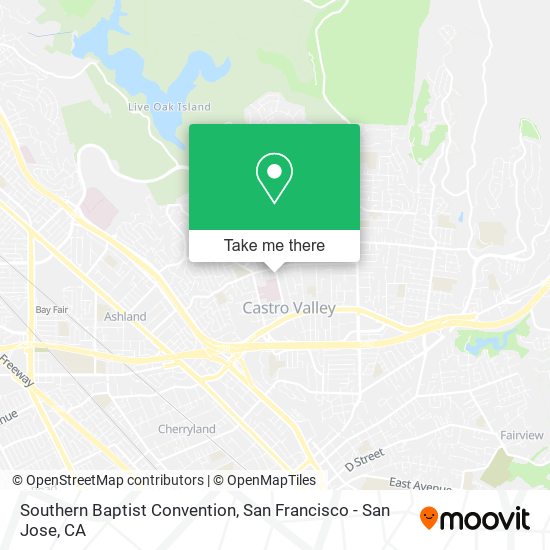 Southern Baptist Convention map