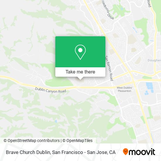 Brave Church Dublin map