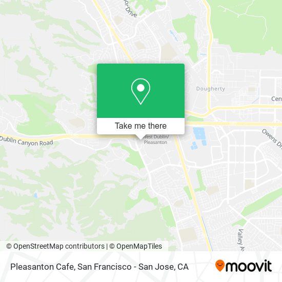 Mapa de Pleasanton Cafe