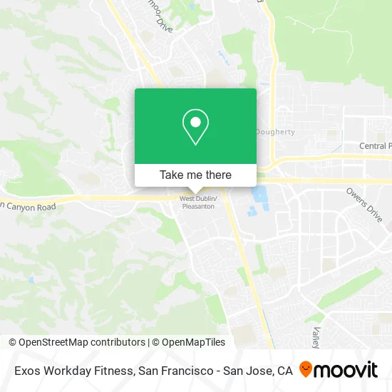Exos Workday Fitness map