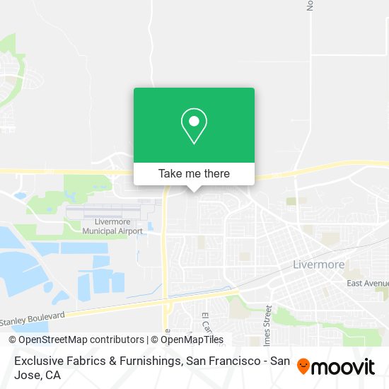 Exclusive Fabrics & Furnishings map