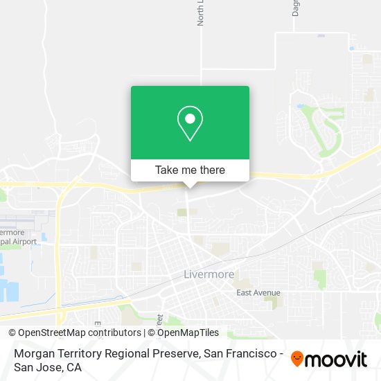 Morgan Territory Regional Preserve map