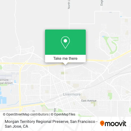 Morgan Territory Regional Preserve map