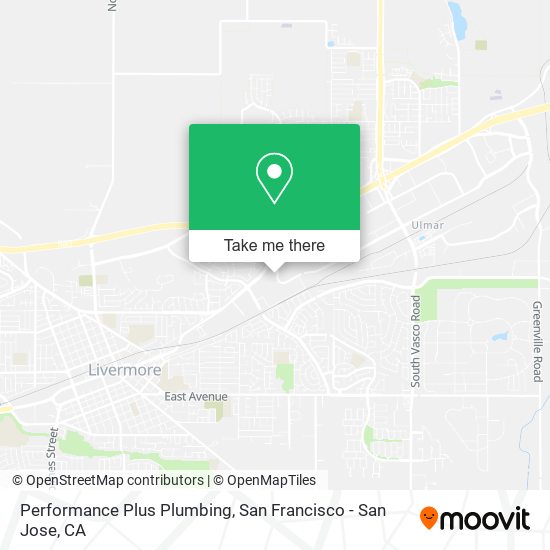 Mapa de Performance Plus Plumbing