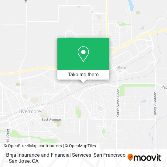 Bnja Insurance and Financial Services map