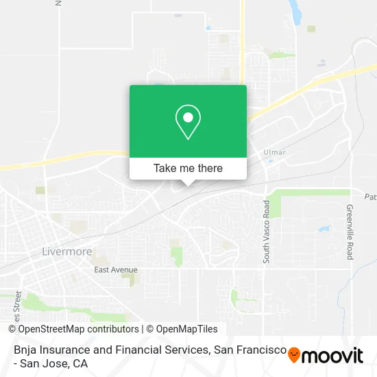 Bnja Insurance and Financial Services map