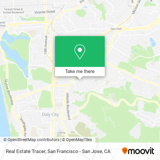 Real Estate Tracer map