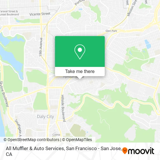Mapa de All Muffler & Auto Services