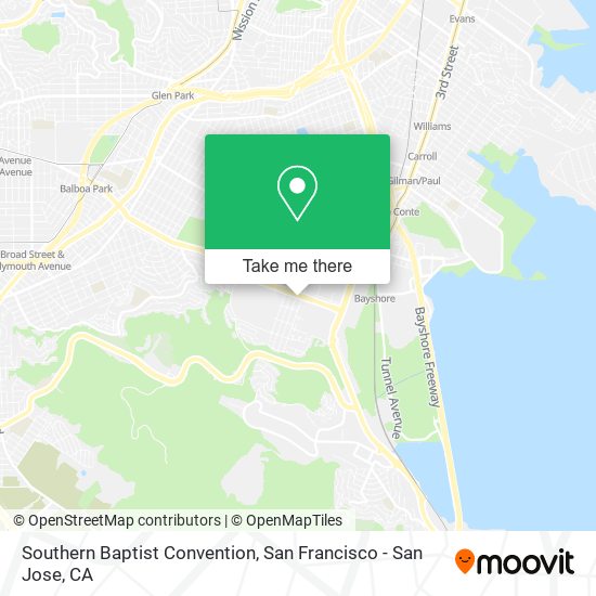 Southern Baptist Convention map