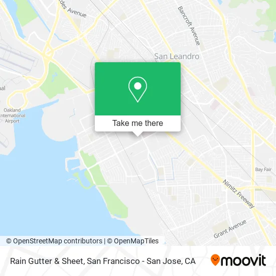 Mapa de Rain Gutter & Sheet