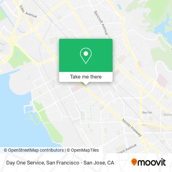 Mapa de Day One Service