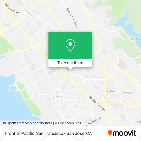 Mapa de Frontier Pacific