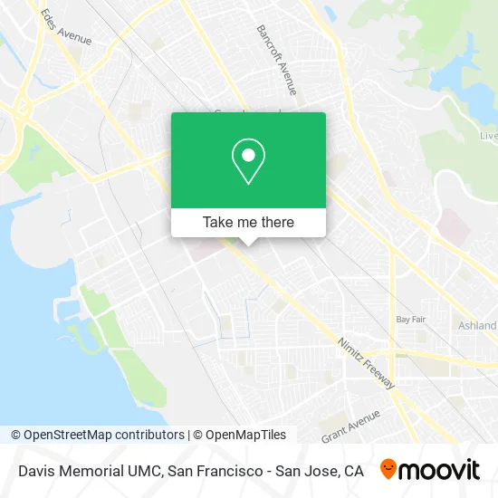 Mapa de Davis Memorial UMC