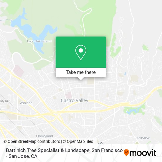 Battinich Tree Specialist & Landscape map