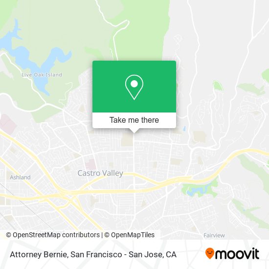 Attorney Bernie map