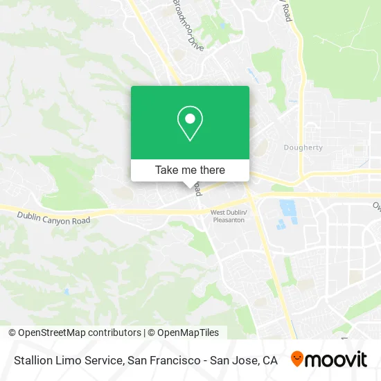 Stallion Limo Service map