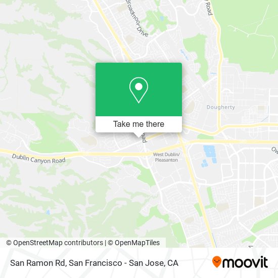 San Ramon Rd map