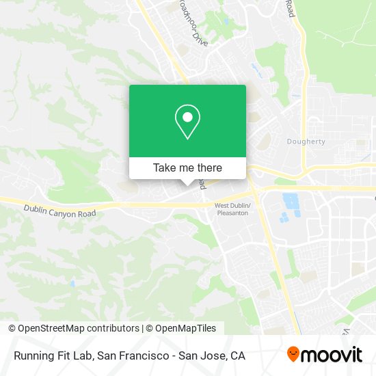 Running Fit Lab map