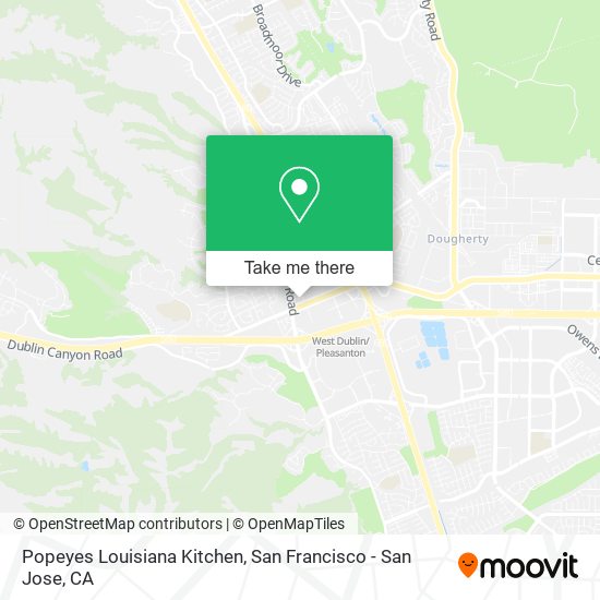 Mapa de Popeyes Louisiana Kitchen