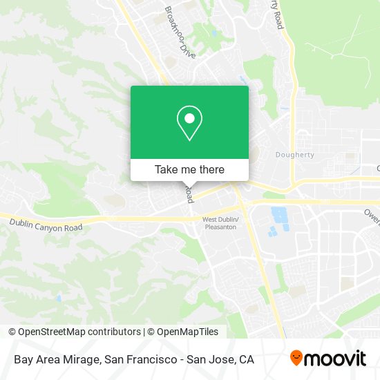 Mapa de Bay Area Mirage