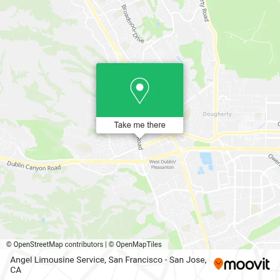 Angel Limousine Service map