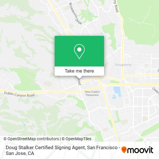 Doug Stalker Certified Signing Agent map