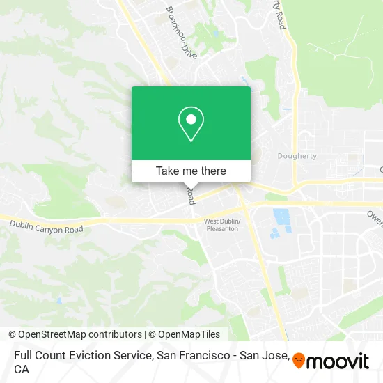 Full Count Eviction Service map