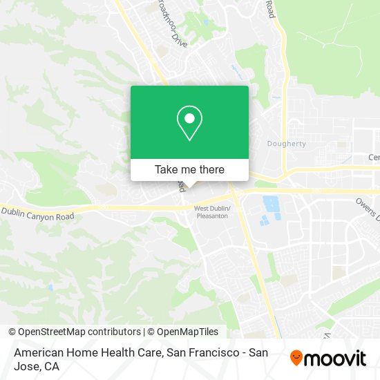 Mapa de American Home Health Care