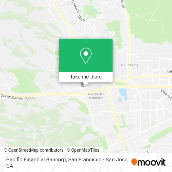 Pacific Financial Bancorp map