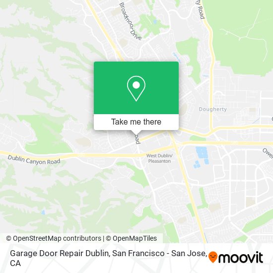 Garage Door Repair Dublin map