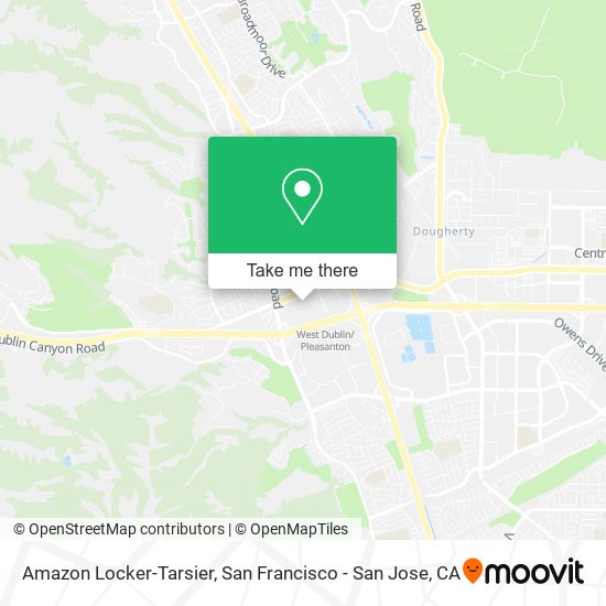 Mapa de Amazon Locker-Tarsier